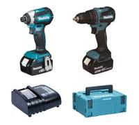 Pack 2 outils MAKITA DLX2535SJ (DDF490 + DTD153) en MAKPAC 3