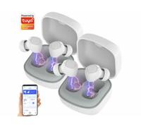 Pack 2 paires d'écouteurs True-Wireless connectés avec bluetooth 5.0 IHS-625.app Auvisio