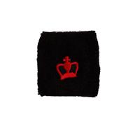 Pack 2 Pcs Poignets Black Crown Courts Noir/rouge