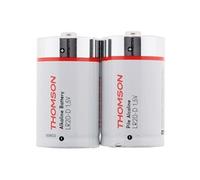 Pack 2 piles alcalines LR20 D 1,5 V - Thomson