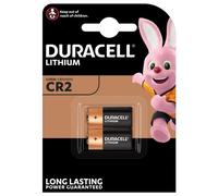 Pack 2 Piles CR2 Duracell Ultra Lithium pour Appareil photo Noir