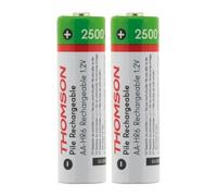 - Pack 2 piles rechargeables HR06 AA 2500 mAh
