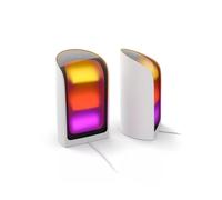 Philips Hue Play Wall Washer Connecté Blanc, Pack de 2, White and Color Ambiance avec technologie ColorCast, Compatible Bluetooth, Contrôle Vocal avec Alexa, Apple Home & Google Assistant Philips.