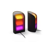 Philips Hue Play Wall Washer Connecté Noir, Pack de 2, White and Color Ambiance avec technologie ColorCast, Compatible Bluetooth, Contrôle Vocal avec Alexa, Apple Home & Google Assistant Philips.