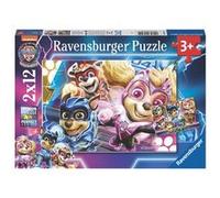 Ravensburger – Puzzle enfant Lot 2×12 pièces Pat'Patrouille Film 2 – Dès 3 ans