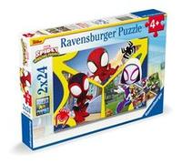 Ravensburger – Puzzle Spidey & Compagnie – Pack 2 x 24 pièces – Dès 4 ans – 2 posters taille réelle