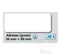 Pack 2 rouleaux d''étiquettes d''imprimante 36 X 89 DYMO LABEL 99012 (2UD)