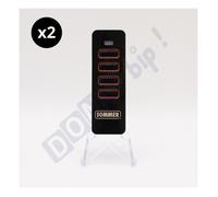 Pack 2 Sommer Pearl 4018V000 - Télécommande AUTHENTIQUE Motorisations - Émetteur 868 MHz / Somloq2 pour garage + Goodie Domobip