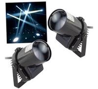 Pack 2 spots à LED Blanc de 5W pour Dj's ou Déco Blanc
