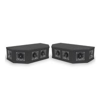 Pack 2 systèmes de haut-parleurs 6 tweeters top box piezo noir - soundlab 50w