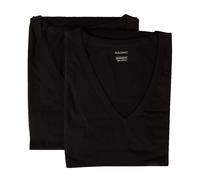Pack 2 t-shirt homme coton à manches courtes col en V bipack RAGNO article 60141