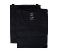 Pack 2 t-shirt homme coton à manches courtes col en V bipack RAGNO article 60141