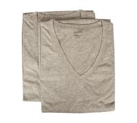 Pack 2 t-shirt homme coton à manches courtes col en V bipack RAGNO article 60141