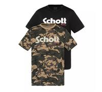 Pack 2 Tee-shirt Schott PETIT LOGO S