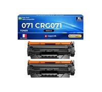 Pack 2 Toners Canon CRG-071 compatible Noir 2x 1100 pages