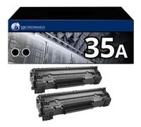 Pack 2 Toners compatible HP 35A noir Noir G