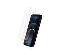 Pack 2 Verre Trempé pour iPhone 12/12 PRO Plat Anti-rayures Transparent