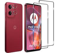 Pack 2 Verres Trempés + 2 Protections Caméra Pour Motorola Moto G05 / Moto E15 - 9h 0,3 Mm Ultra Clair Anti¿Empreintes Pose Sans Bulles