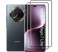 Pack 2 Verres Trempés 3d + 2 Protections Lentille Caméra Pour Honor Magic 7 Lite ¿ Installation Facile, Anti-Rayures, Dureté 9h