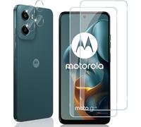 Pack 2 Verres Trempés Écran + 2 Protège-Lentilles Caméra Pour Motorola Moto G05 0,33 Mm 9h Anti-Rayures Hd Anti-Traces Oléophobe Compatible Coque
