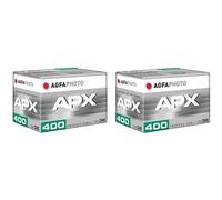 AgfaPhoto Pellicule 35 mm APX 400 PROF 135-36 – Pack de 2