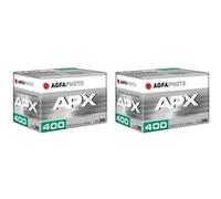 AgfaPhoto Pellicule 35 mm APX 400 PROF 135-36 – Pack de 2