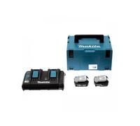 Makita Kit Makita Power Source 2x 5,0 Ah 197629-2 avec double chargeur Quantité:1