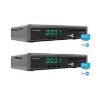 PACK 2 x Récepteur TV Satellite HD + Carte Fransat PC7 (Satellite Eutelsat)