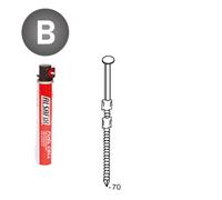 PACK 20° 2,9 X 70 ANNELÉES - 2200 POINTES + 2 GAZ - ALSAFIX - P2029702