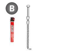 PACK 20° 3,1 X 90 ANNELÉES - 2200 POINTES + 2 GAZ - ALSAFIX - P2031902