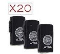 pack 20 briquets tempête torche patutiki noir Neutre G