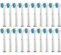 Pack 20 Brossettes Adaptable Oral B Sensitive Clean & Care Têtes Brosse à Dents Électrique
