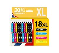 Pack 20 cartouches compatible EPSON 18XL