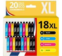Pack 20 cartouches compatible EPSON 18XL Pack G
