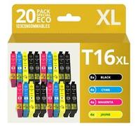 Pack 20 cartouches compatibles EPSON 16XL - 123CONSOMMABLES Pack G