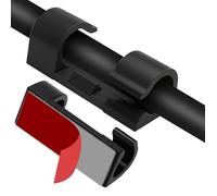 Pack 20 Clips de Fixation Auto-adhésifs Organisateur pour Câble Ø 8mm Noir