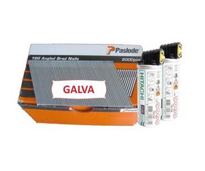 Pack 2000 clous TH F16/38 mm + gaz IM65A/250A Angle Brads Galva 20°