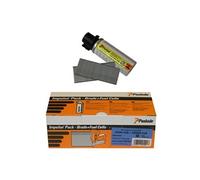 Spit Pack pointes F18 tête homme 1,2 x 38 mm + cartouches de gaz PASLODE