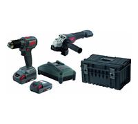 Pack 20V perceuse visseuse D3141 50Nm - meuleuse G5351 Ø 125mm-2 batteries 2,5Ah Li-ion - INGERSOLL RAND - 55592