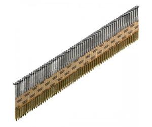 Pack 2100 clous annelés en bande D34° 2,8x70 mm + 2 cartouches de gaz SENCO