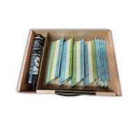 Pack 2200 clous 2.8x70 CRANTEES GALVA pour Paslode IM90 / IM90I