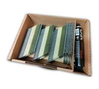 Pack 2200 clous 3.1x90 CRANTEES ACIER pour Paslode IM90 / IM90I