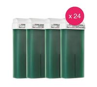 Pack 24 Cartouches Cire Jetable Verte Chlorophylle Xanitalia