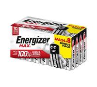 Energizer - Max Alcaline AAA/LR03, pack de 24+8 Piles G