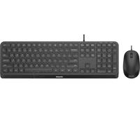Philips Clavier et souris 2000 series SPT6207B/19 – AZERTY filaire USB, noir, clavier taille réelle