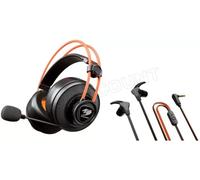 Pack 2en1 (Ecouteurs/Casque) Gamer filaire Cougar Immersa Ti Ex (Noir/Orange)