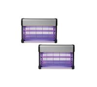 PACK 2X Destructeurs d'insectes Electrique 20W Anti-Moustiques 80m2 Silencieux