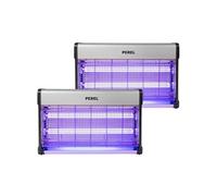 pack perel 2x destructeurs d'insectes electrique 30w antimoustique 230v 100m2