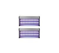 pack 2x destructeurs d'insectes electrique 40w antimoustique 230v 150m2