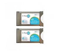 Pack 2x MODULES PCMCIA FRANSAT CI+ Dernière Version 1.3 Carte PC7 Décodeur TV - Ready for 4K / UHD/ Full HD